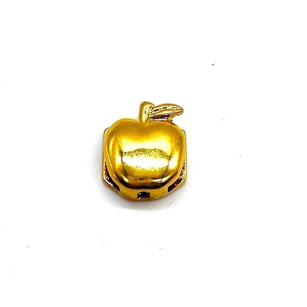 Stella & Dot Gold Apple charm Keep Collective